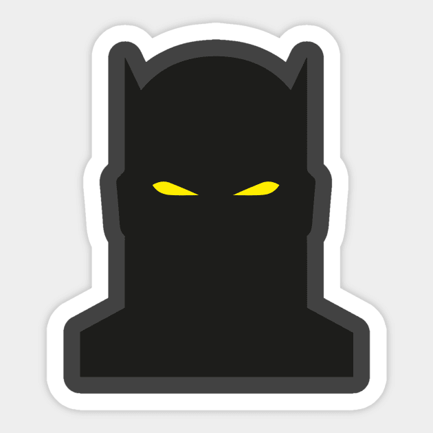Minimalist Black Panther Sticker by PWCreate
